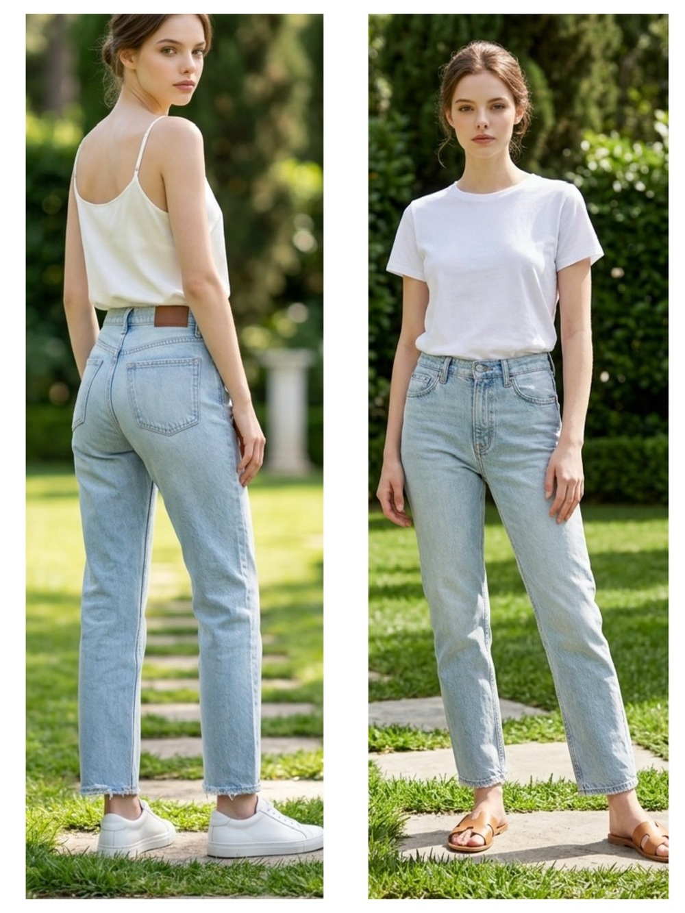 Madewell Women’s Sz 27 High-Rise Slim Demi Boot light wash 5Pocket Jeans